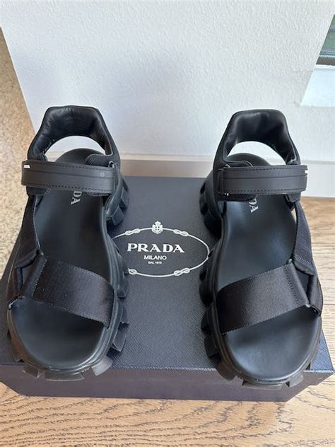 prada sandals nastro|Shop Prada Thunder Nastro Sandals .